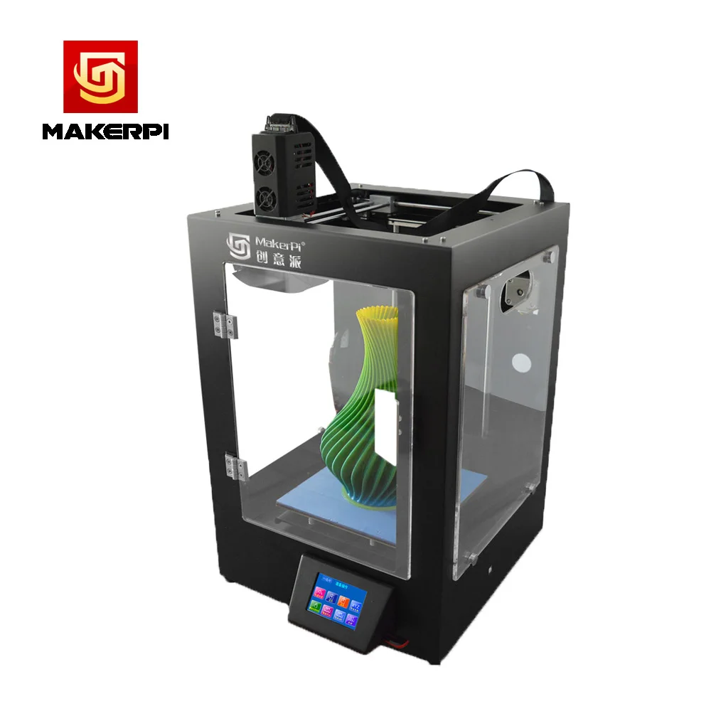 MakerPi многоцветная печать 3D принтер полностью закрытый matchina с нитью + мини M1|3D