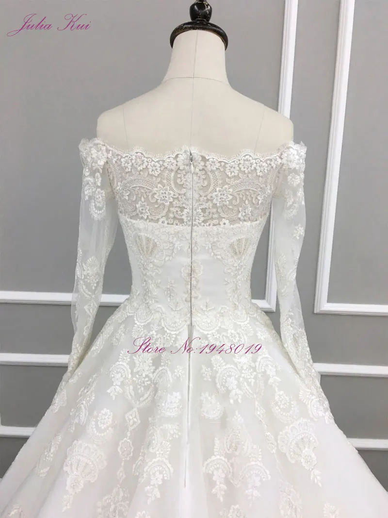 

Julia Kui Robe De Mariage A Line Wedding Dress Off The Shoulder Floor Length Elegant Bride Dress New Arrival