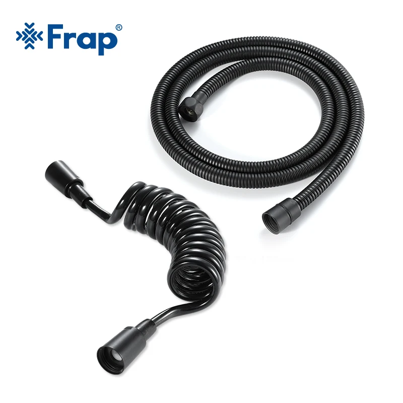 Шланги для душа FRAP Y401 гибкие черные 1 5 м|Водопроводные шланги| |