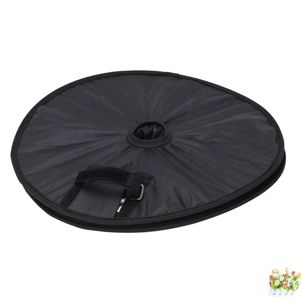 45CM Round practical Universal Portable Folded Magnetic Ring Flash Diffuser Softbox for Macro Portrait Photography Convenient |