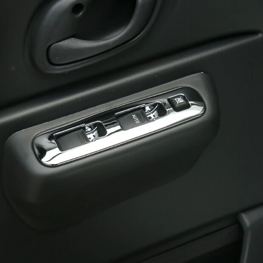 2 шт./компл. хромированные декоративные наклейки на окна автомобиля для Suzuki Jimny 07 up