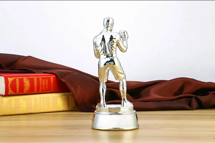 Высококачественные смолы трофей Лиги чемпионов Кубок Позолоченные боксерские боевые искусства боевой сувенир бесплатно пользовательские памятные подарки