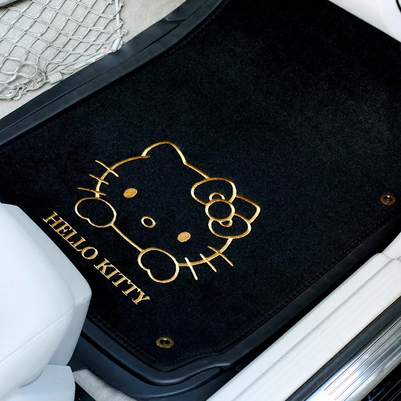 Женские милые двухслойные Автомобильные ковры с рисунком Hello Kitty для Cruze Buick Hideo