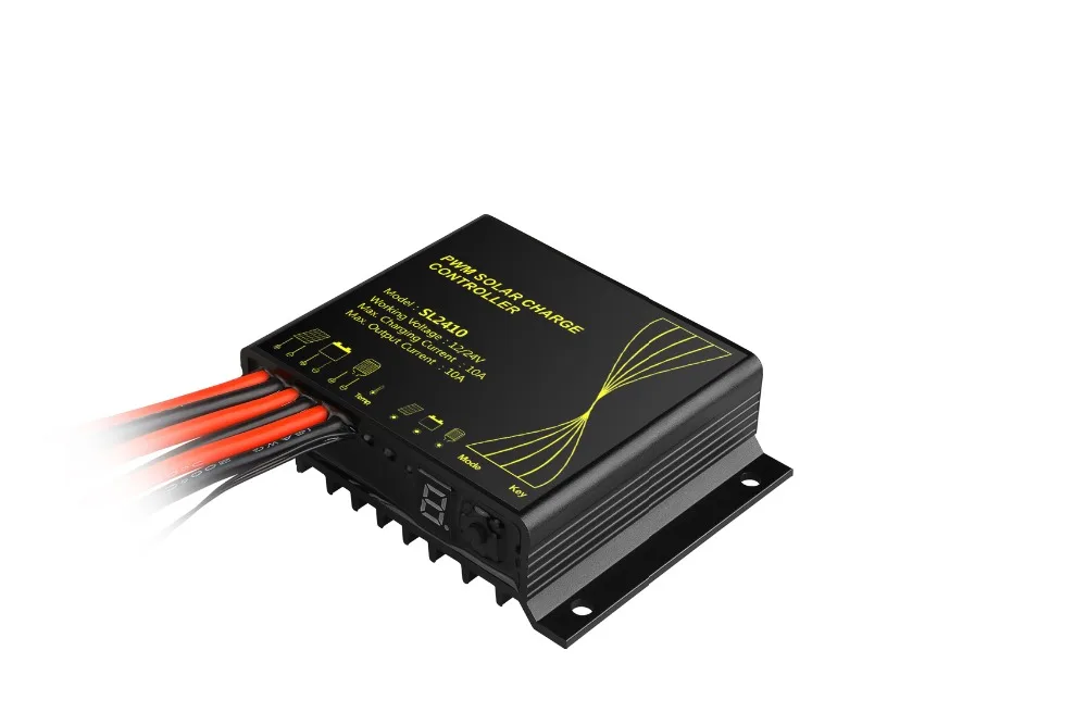Литиевый аккумулятор 10A12V/24 В СВЕТОДИОДНЫЙ Контроллер заряда регулятор солнечной