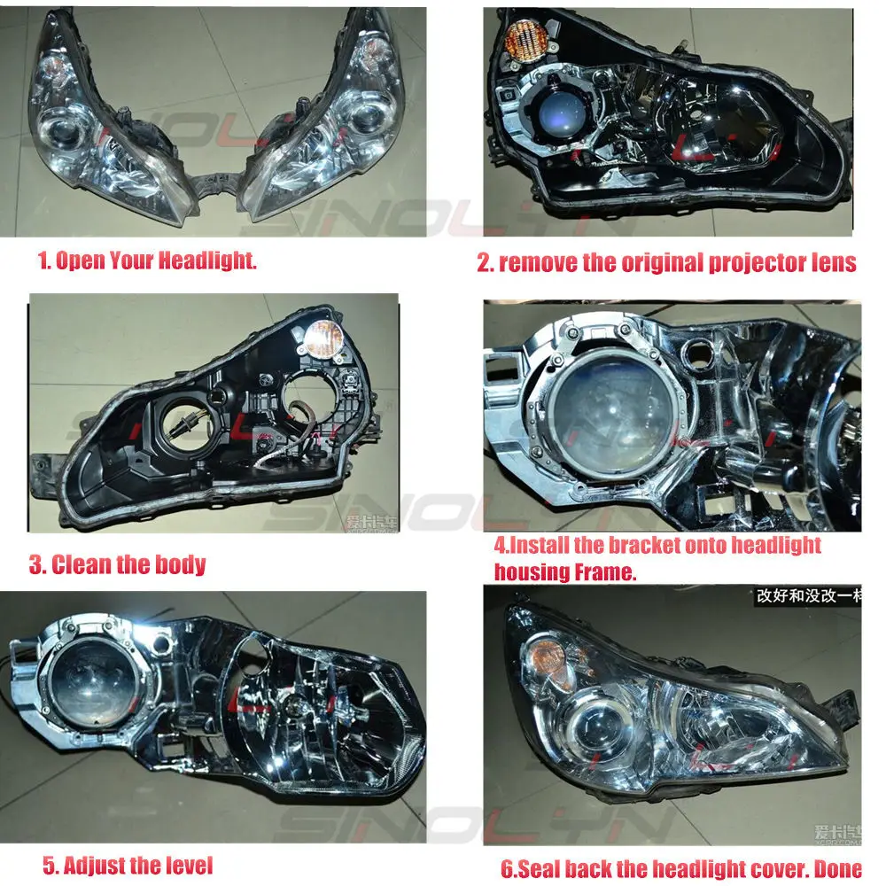 Монтажный кронштейн держатель аппаратная рамка для Subaru Outback для Koito Q5/Hella G3 G5 HID Биксенон проектор Объектив фара Модифицированная