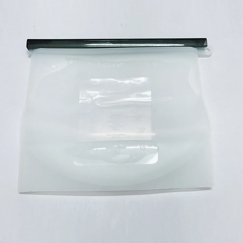 4 шт 1500 мл силиконовый многоразовый мешок Ziplock многоразовые силиконовые сумки для