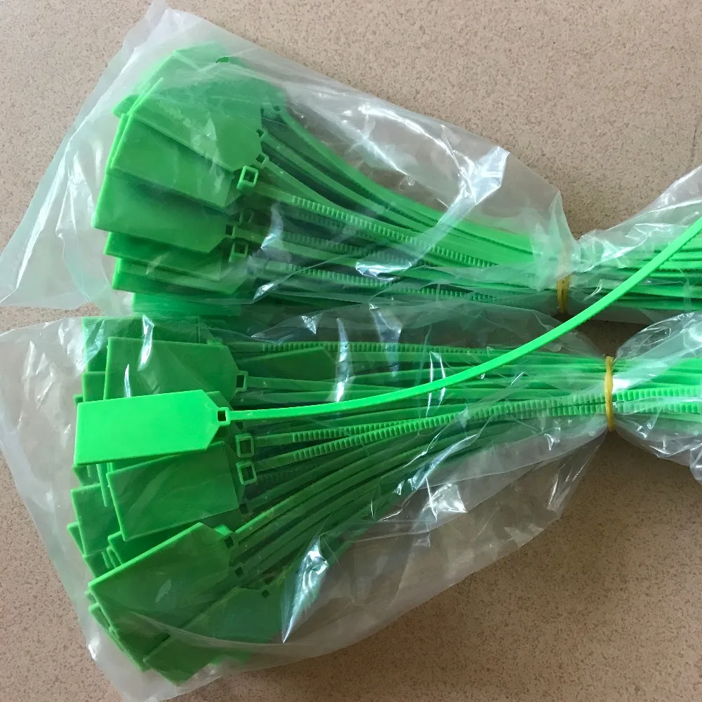 1000PCS Waterproof Plastic Traceability 213 RFID Ribbon Seal Tag Zip Tie Cable Label For Packaging Tracking | Безопасность и