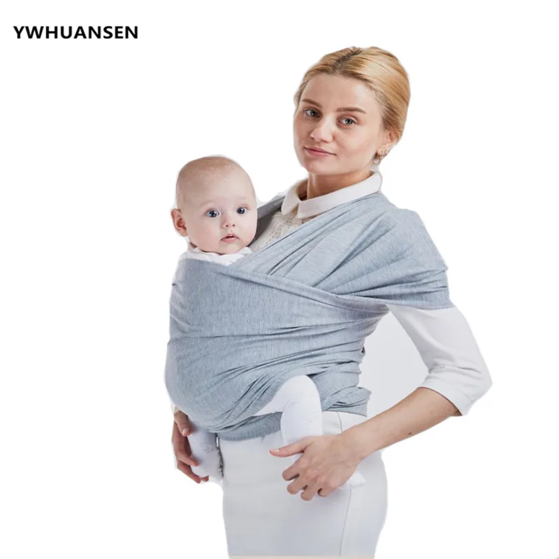 YWHUANSEN 0-3Y Baby Carrier Sling For Newborns Soft Infant Wrap Breathable Wrap Hipseat Breastfeed Birth Nursing Cover Backpack