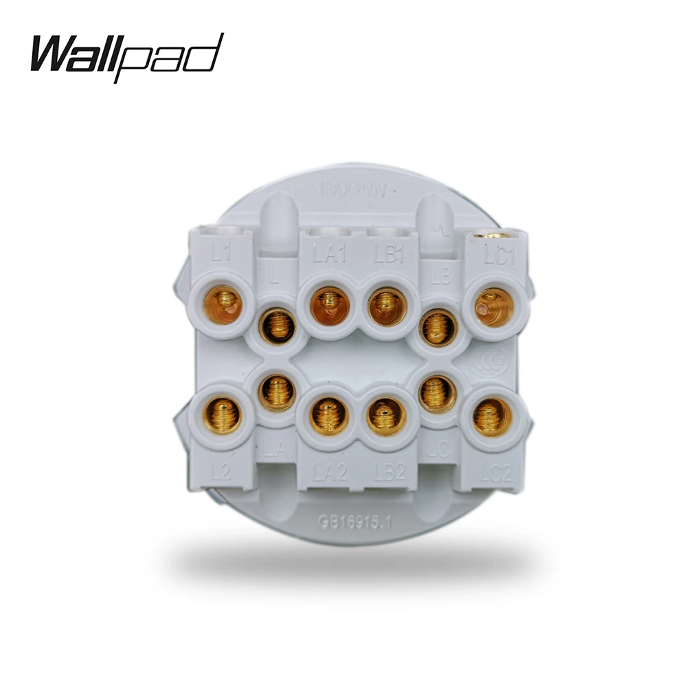 Wallpad L6 2 кноКнопка промежуточный кроссовер кулисный переключатель модульный 5