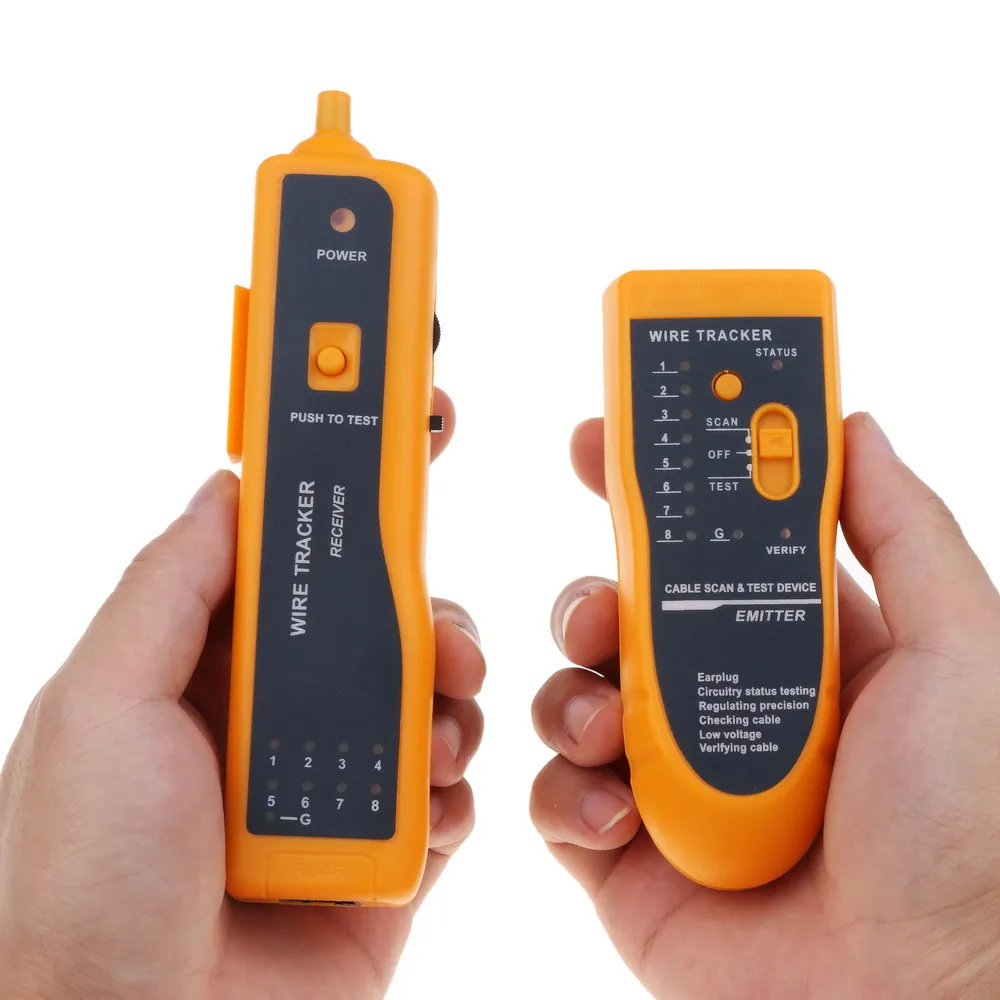 RJ11 RJ45 Cat5 Cat6 Telephone Wire Tracker Tracer Diagnose Ethernet LAN Network Tool Cable Tester Detector Line Finder | Инструменты