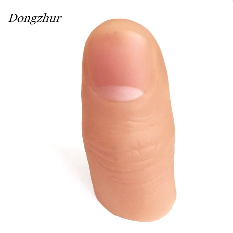 

Dongzhur 5pcs Toy Soft Simulation Thumb Large Size Finger Sleeve With Nails Prosthetic Finger Prop Toys For Children