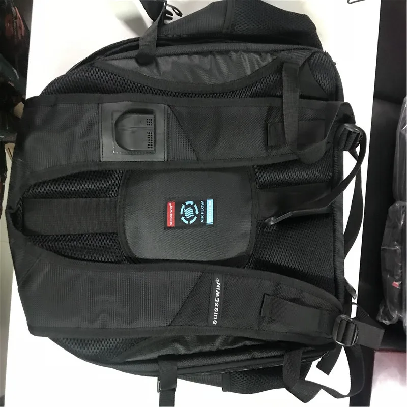 Рюкзак Швейцарский Мужской для ноутбука 17 дюймов модный дорожный