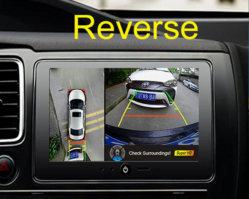 Автомобильный видеорегистратор WEIVISION 360 с видом птичьего полета система записи 4HD