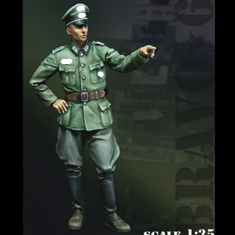 1/35 г. герр оффизир модель солдатика из смолы GK второй мировой войны несобранный и