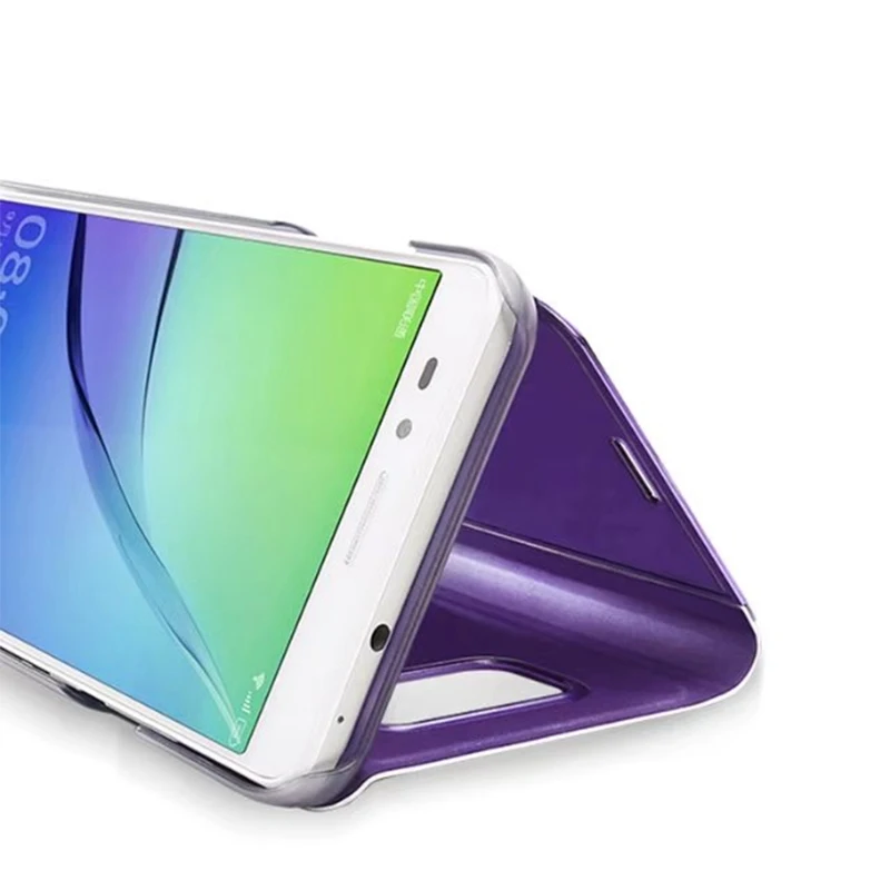 Зеркало Clear View смарт-флип чехол для huawei Коврики 10 P10 lite P8 Lite P9 2017 стенд кожа Телефон