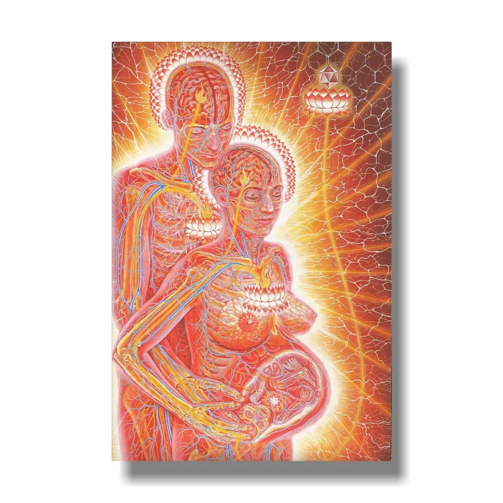 Scandinavian Style Alex Grey Poster - Ocean of Love Bliss - Living Room Home Decor Wall Art image 4
