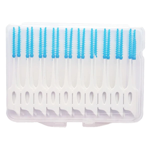 20pcs/Pack Elastic Massage Gums Push-Pull Interdental Brush Oral Hygiene Care Toothpick | Красота и здоровье