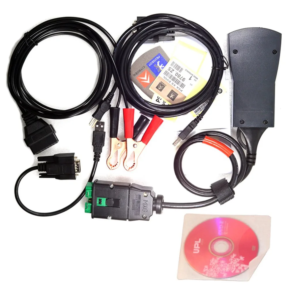 PP2000 полный чип Lexia 3 OBDII OBD2 Diagbox новейший V7.83 автомобильный диагностический