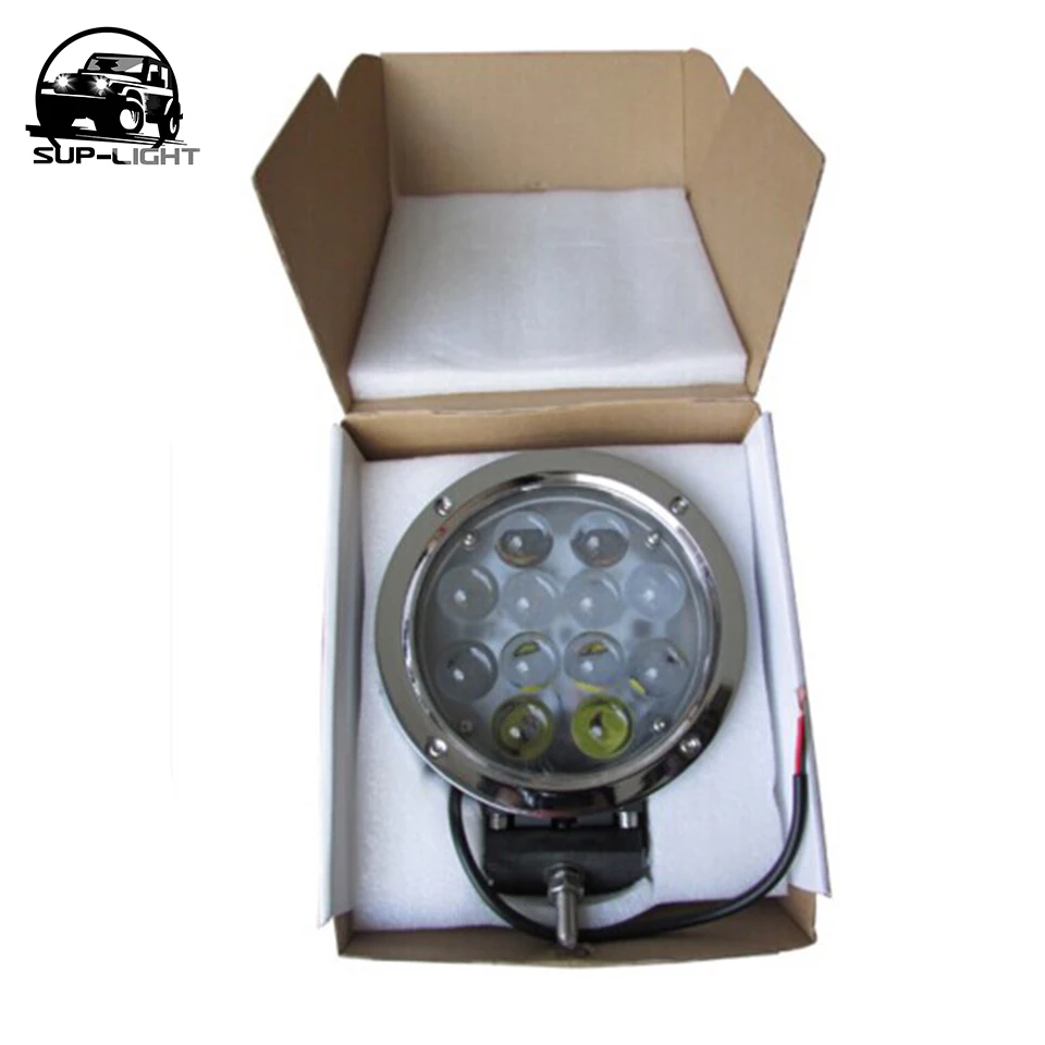 

2pcs 7 inch Automotive lighting led work lamp 60w led headlight for OFFROAD MACHINERY 4WD ATV SUV USE TRACTOR DRIVING light