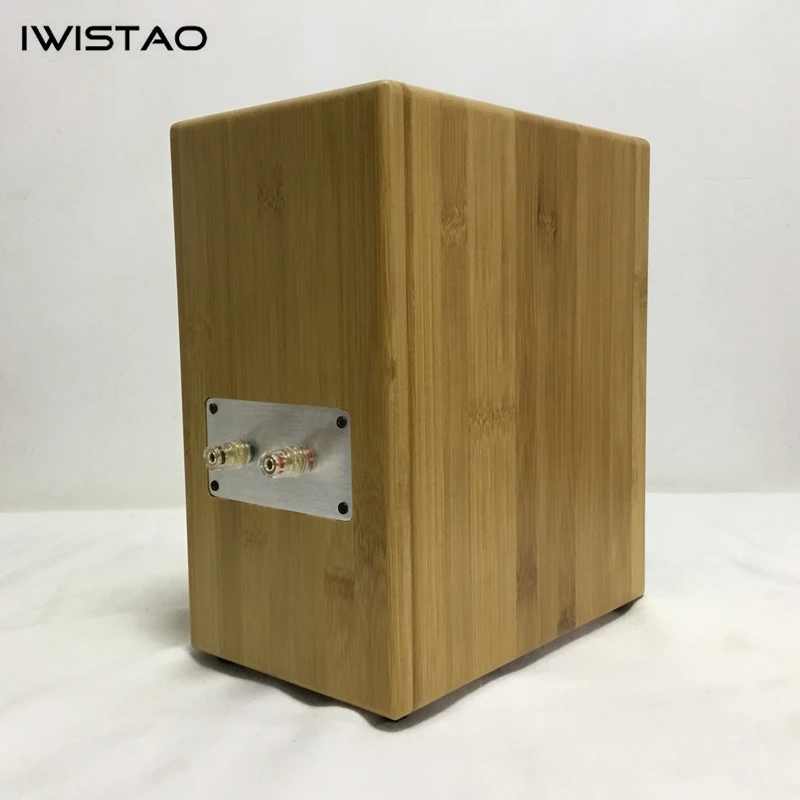 IWISTAO Hi Fi 4 дюймовый лабиринтный динамик с полным диапазоном Бамбуковая Колонка 2x60