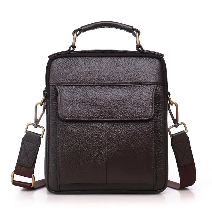 Пояса из натуральной кожи сумки коровьей для мужчин's Crossbody Сумки на одно плечо