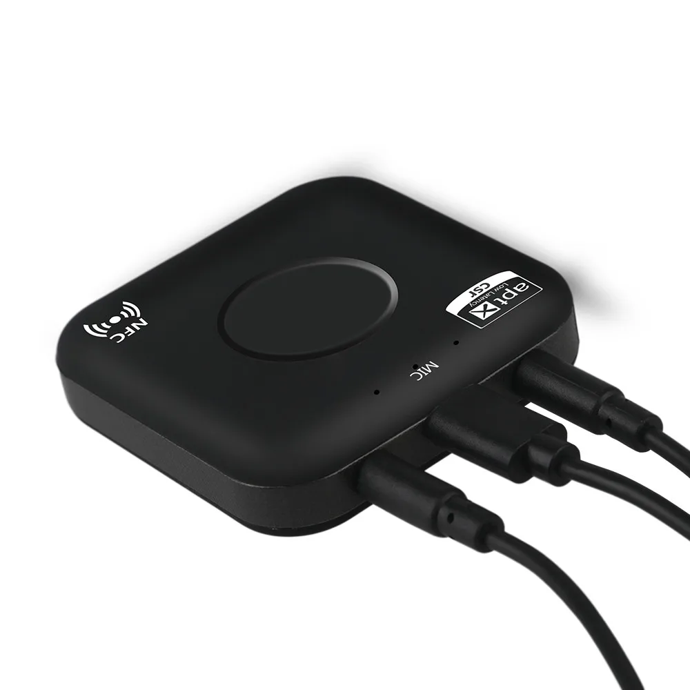 Новый Беспроводной Аудио приемник адаптер B7 плюс APT X nfc низкой задержкой микрофон
