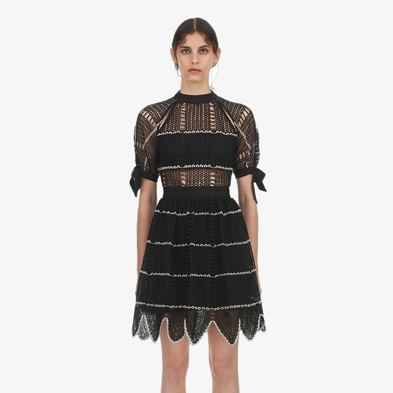 2019 Весна Автопортрет дизайнерское подиумное Платье женское сексуальное