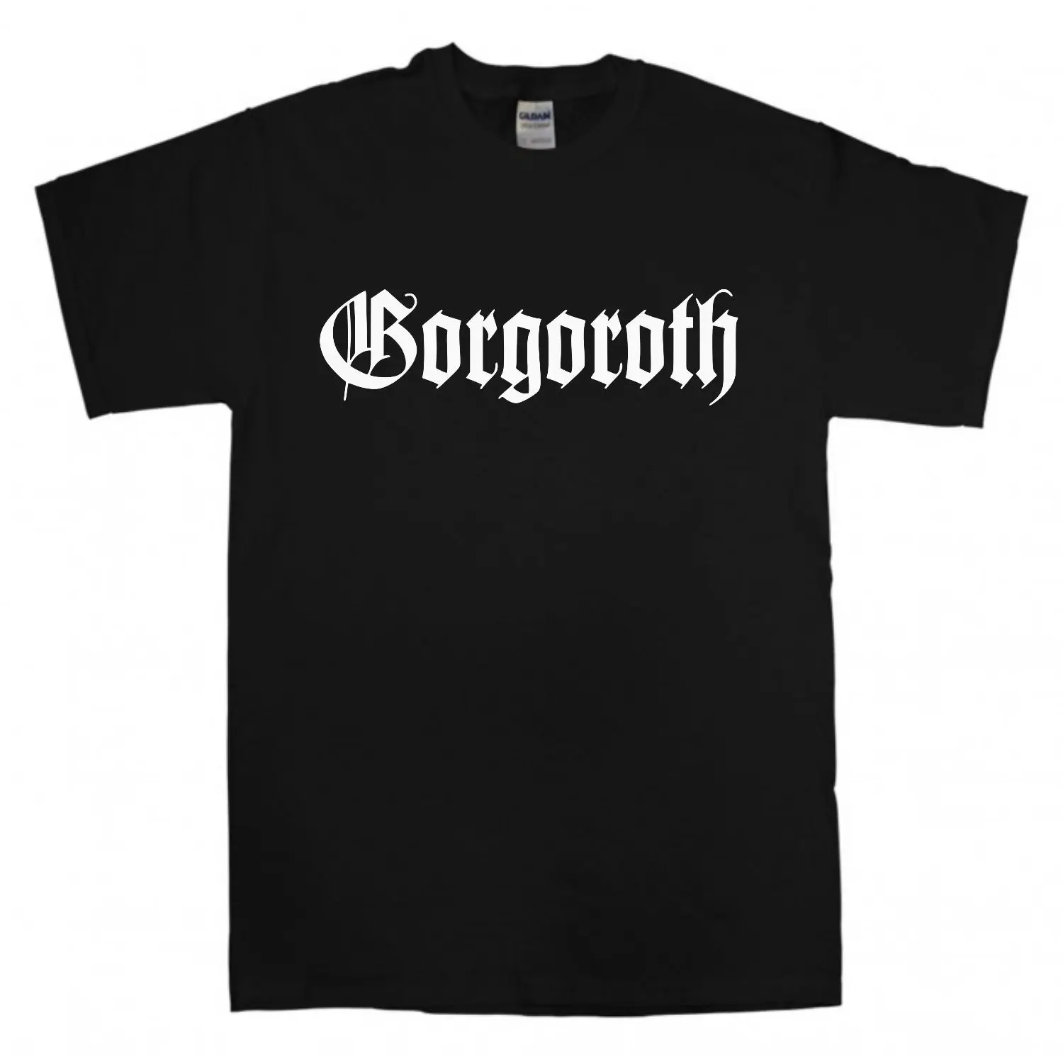 Gorgoroth новый логотип черная футболка S-XXL группа черного цвета с металлической