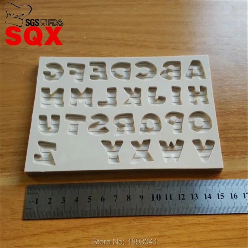 Кирпичная текстура английская буква силиконовая форма выбивая инструмент для