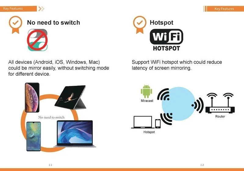 Mira экран G9 Plus 2,4G 5G 4K беспроводной HDMI Android tv stick Miracast Airplay приемник Wifi ключ зеркальный экран стример литой