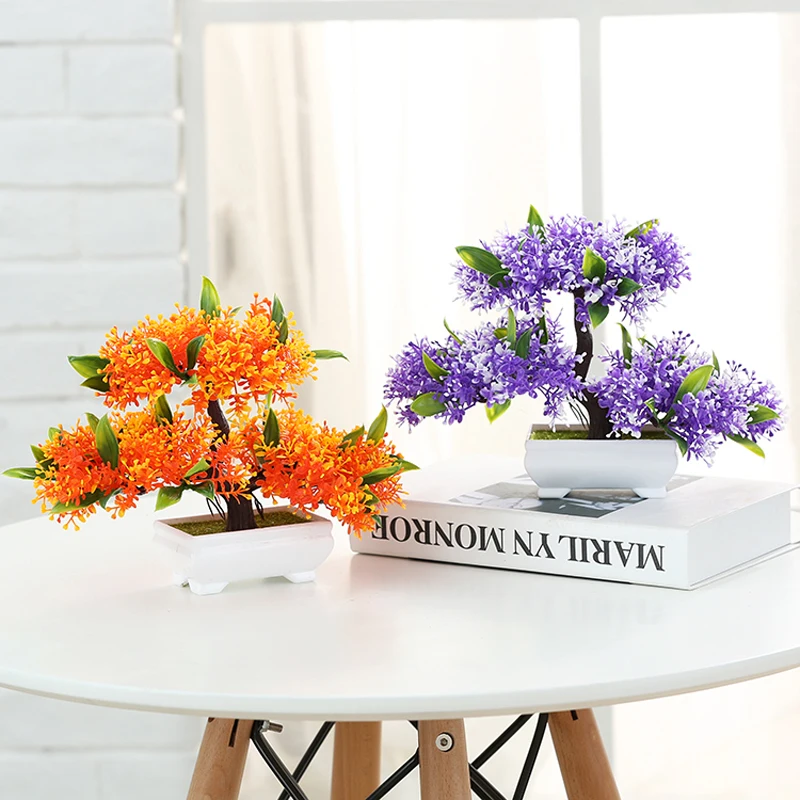 Искусственные растения набор ВАЗ имитация цветов сосны маленький бонсай