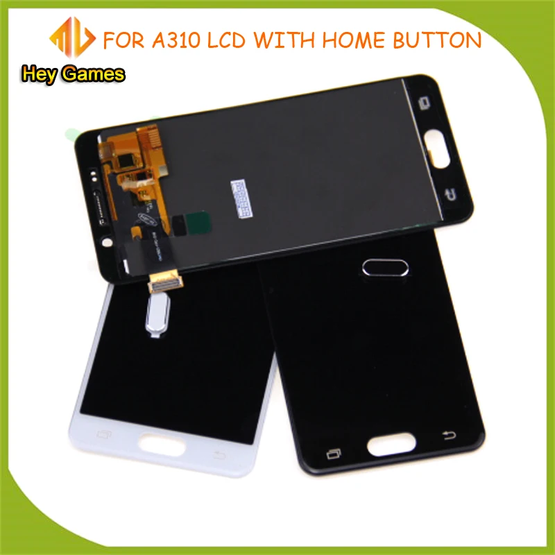 SM A310 TFT дисплей для samsung Galaxy A3 2016 ЖК экран A310F сенсорный дигитайзер сборка + рамка