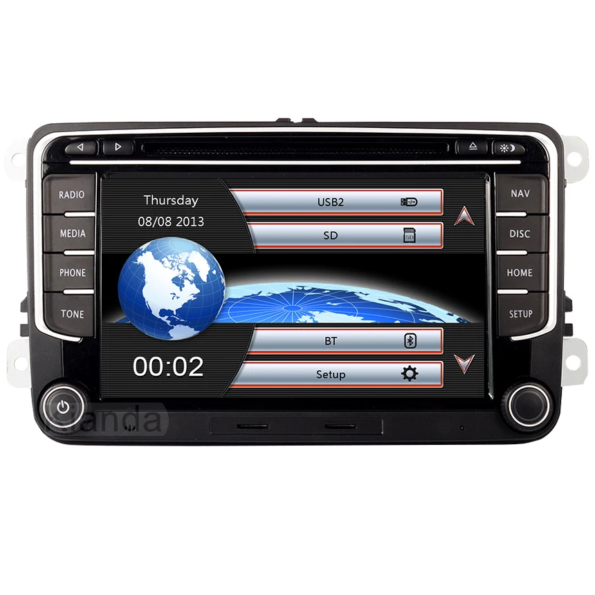 RNS 510 Автомагнитола для Volkswagen Golf Polo Passat b6/b7 Tiguan octavia с 3g gps Bluetooth Радио USB SD управление рулем