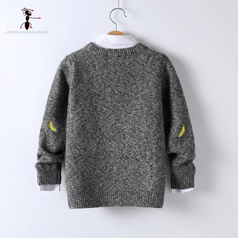 Вязаный свитер для мальчиков с круглым вырезом|sweater for boys|knitted sweater boysknitted kids |