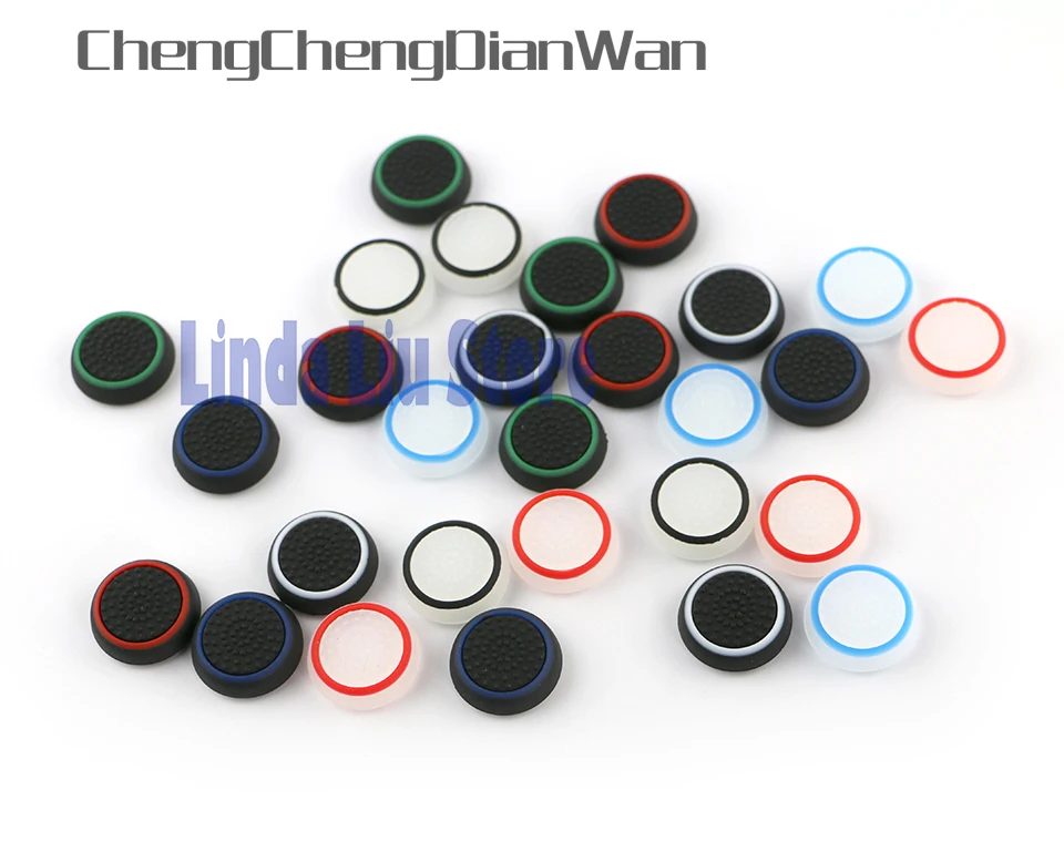 

ChengChengDianWan 100pcs Silicone Grips Cap 3D Joystick Grips cap For PS4 PS3 Xbox360 Xbox one Controller