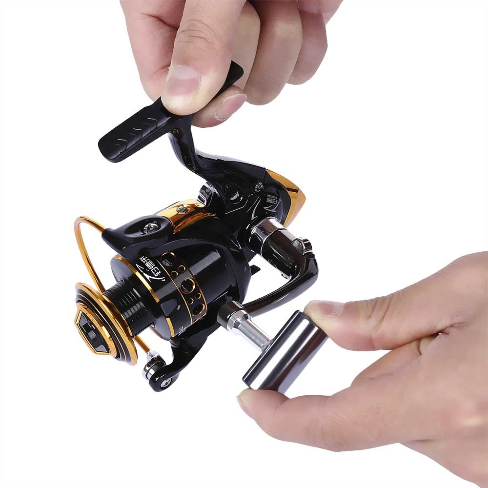 Диао de лай 12 + 1 мяч Подшипники катушки колеса снасти Металл Катушка Спиннинг