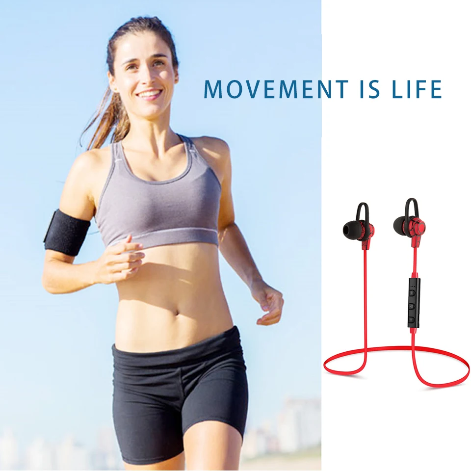 MoreBlue H56 Спорт Беспроводной Bluetooth наушники Running стерео гарнитура Super Bass устойчивое