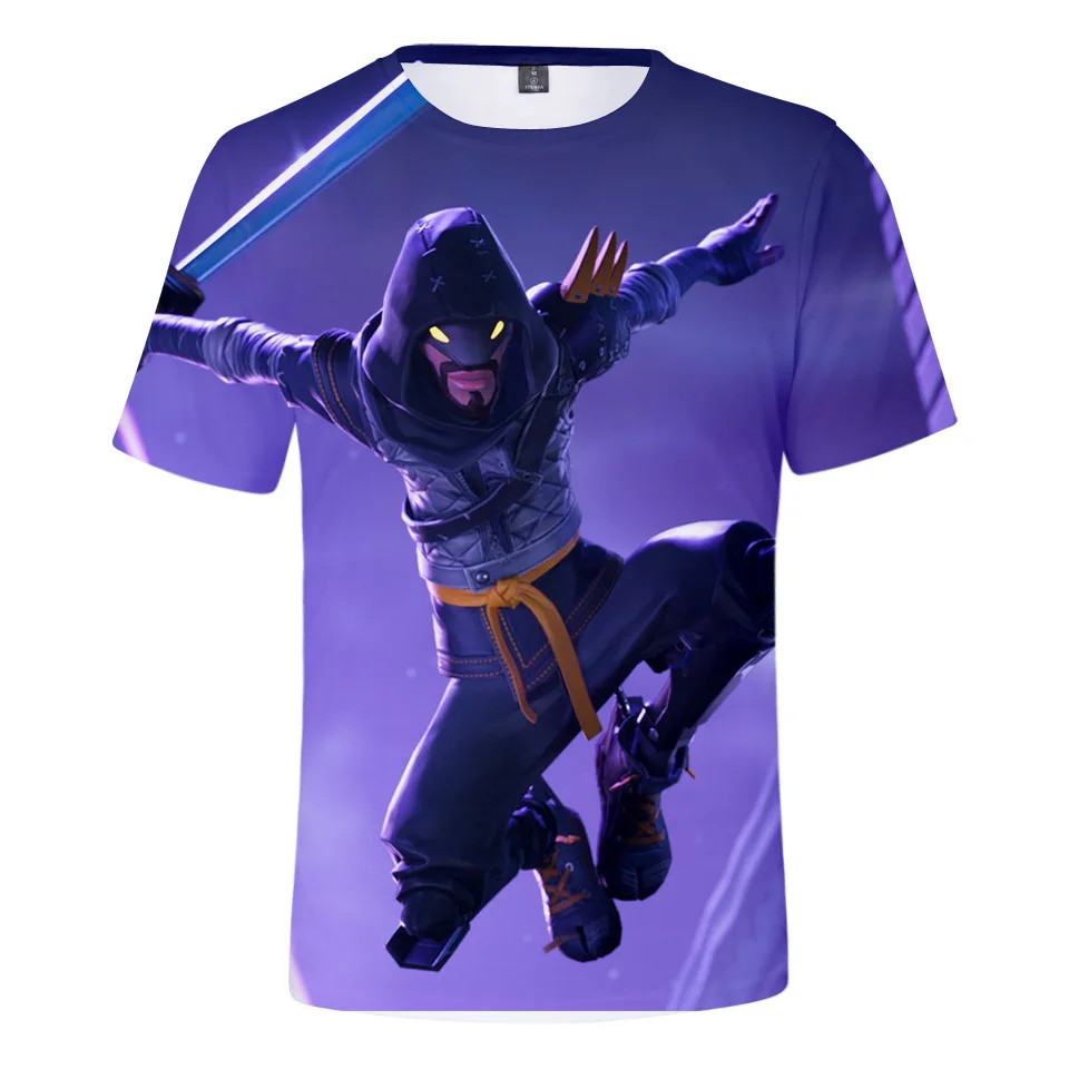 3D Fortnited битва Royale забавная футболка Fortnit игры Панк для мужчин женщин Harajuku уличная