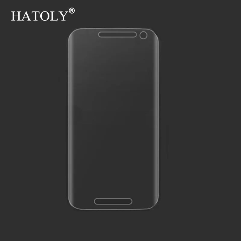 Полное покрытие экрана протектор для Moto G турбо пленка изогнутая ТПУ Motorola не