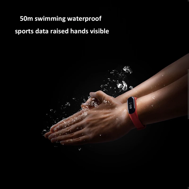Глобальная версия Xiaomi Mi Band 3 0 78 большой OLED сенсорный экран Смарт Браслет фитнес