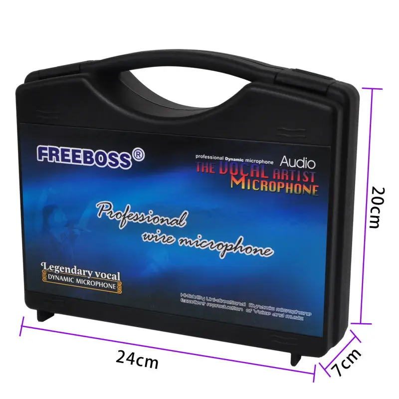 Большой кардиоидный однонаправленный динамический микрофон Freeboss|dynamic microphone|large