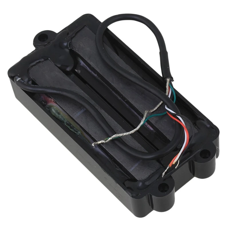 Шьет-бесшумный хороший баланс 4 струнные басы Humbucker двойная катушка пикап черный
