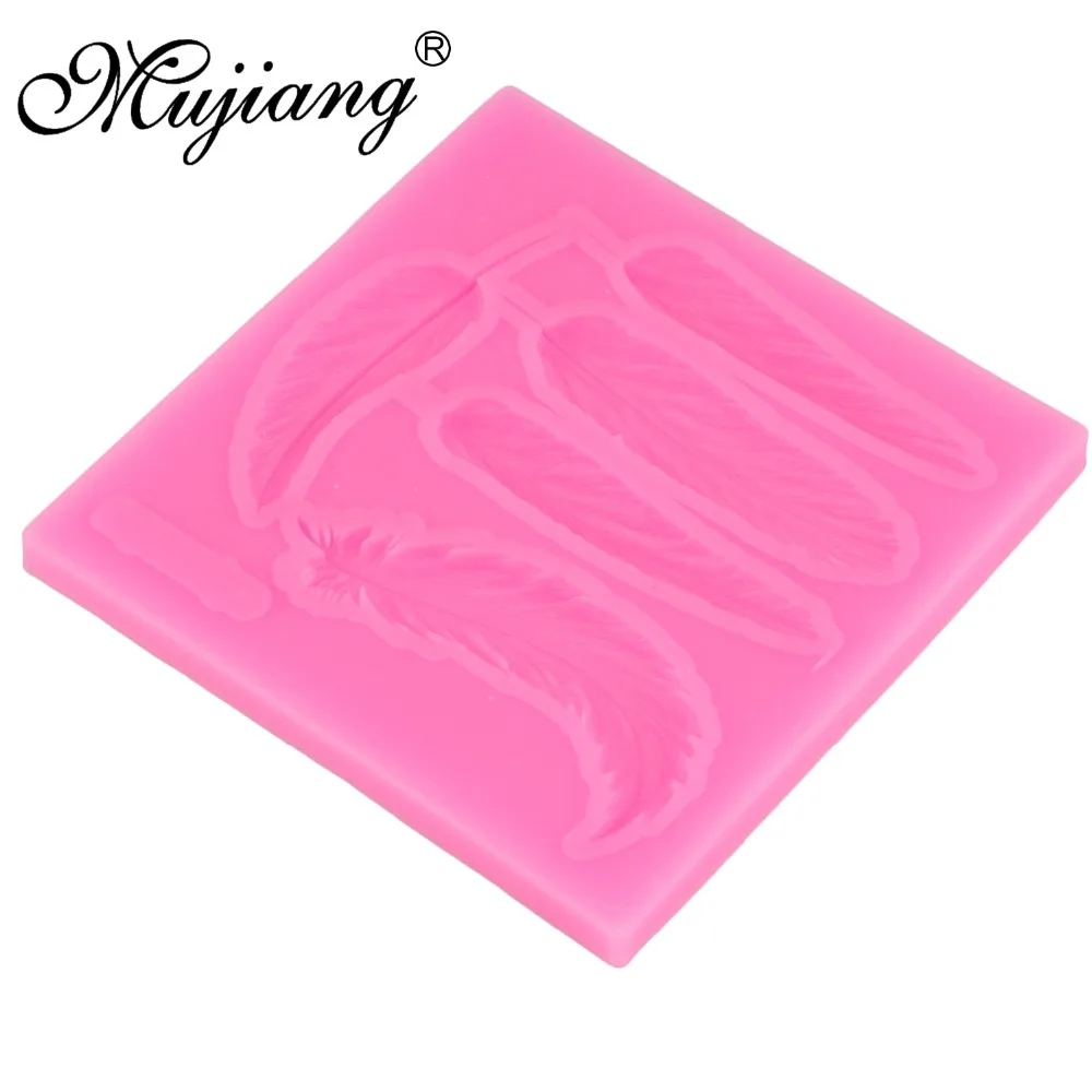 Муцзян перо силиконовые формы торт границы инструменты для украшения тортов из