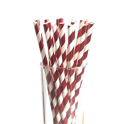 Послушание Экологичные Фольга серебро/золото полоса смешанные Бумага Трубочки