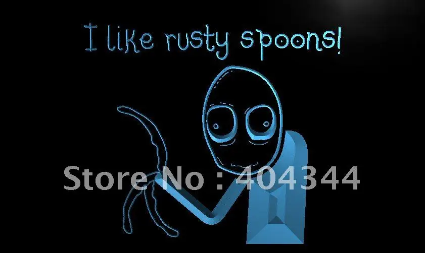 

LC076- Rusty Spoons LED Neon Light Sign