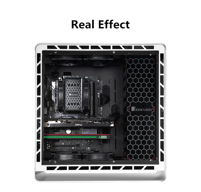 JONSBO вентилятор водяного охлаждения Радиатор VGA кулер радиатор для PCI Graphis карты Поддержка материнская плата AURA SYNC 12 В 4PIN RGB Освещение