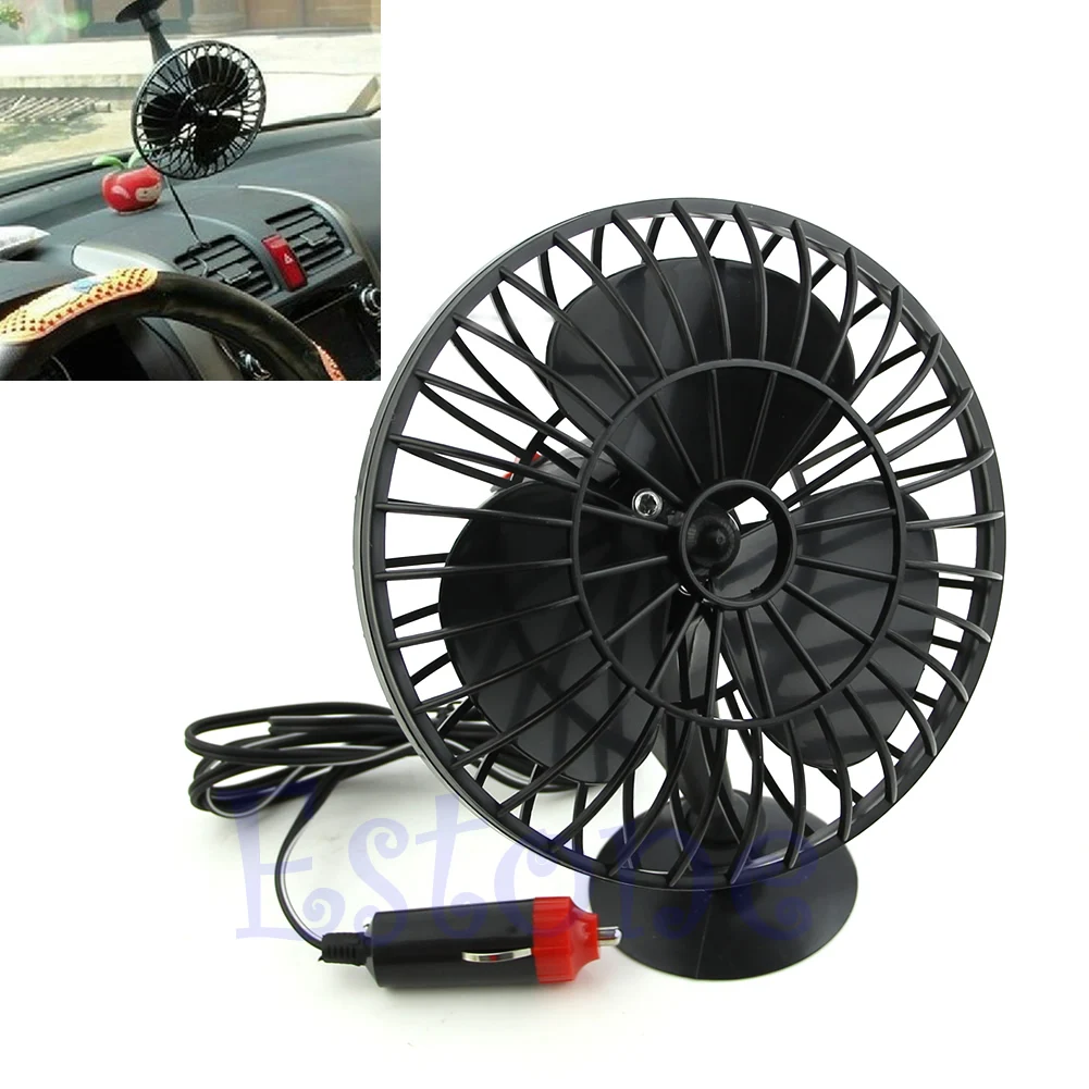 

New Mini Truck Car Vehicle 12V Powered Cooling Air Fan Adsorption Summer Gift