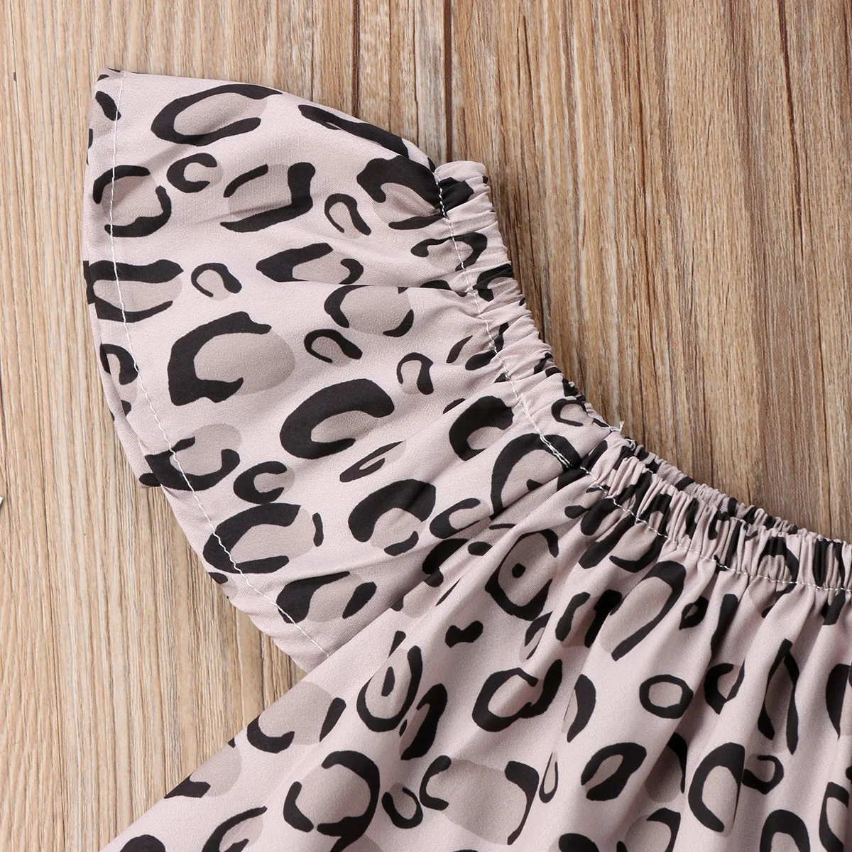 Летняя футболка и джинсы для девочек с леопардовым принтом | Мать ребенок