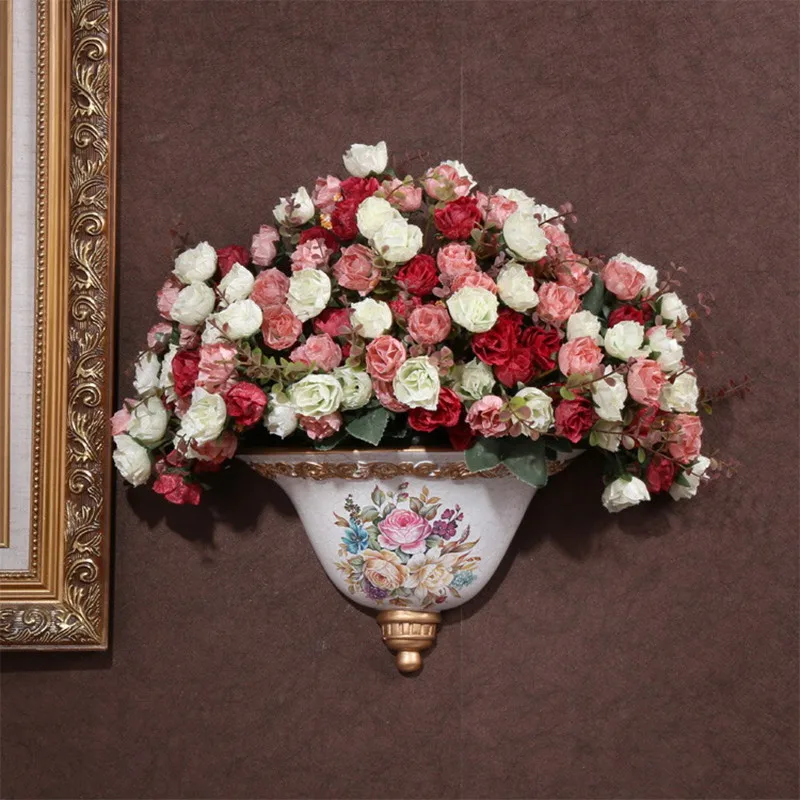 Настенная ваза и цветочный горшок в европейском стиле украшение на подвесную