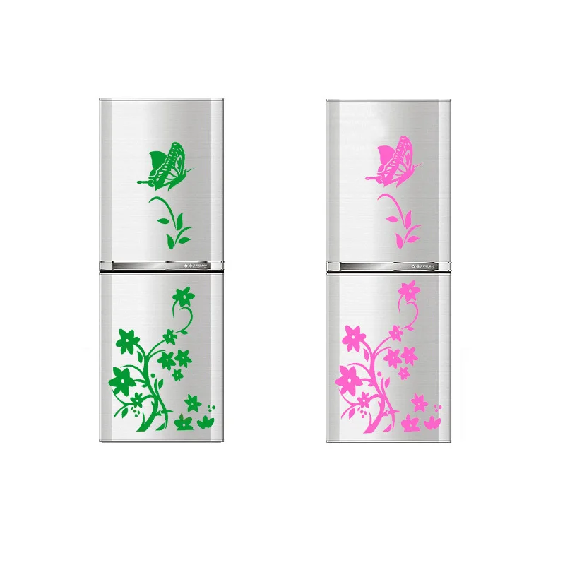 Наклейки на стену в виде бабочек цветов холодильников 40 х60 см|wall sticker|decorative wall